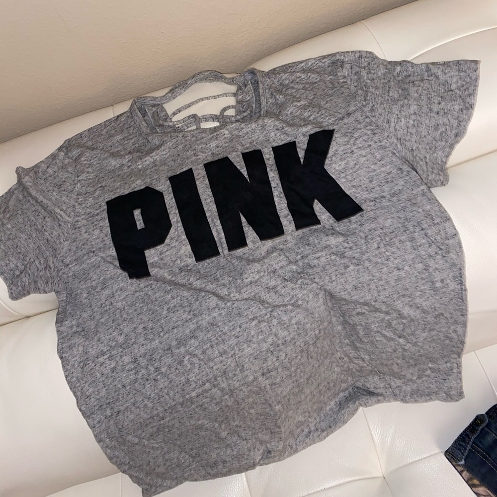 VS PINK Grey Tee!